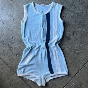 Vintage 1960’s Terry Onesie/surf coverup